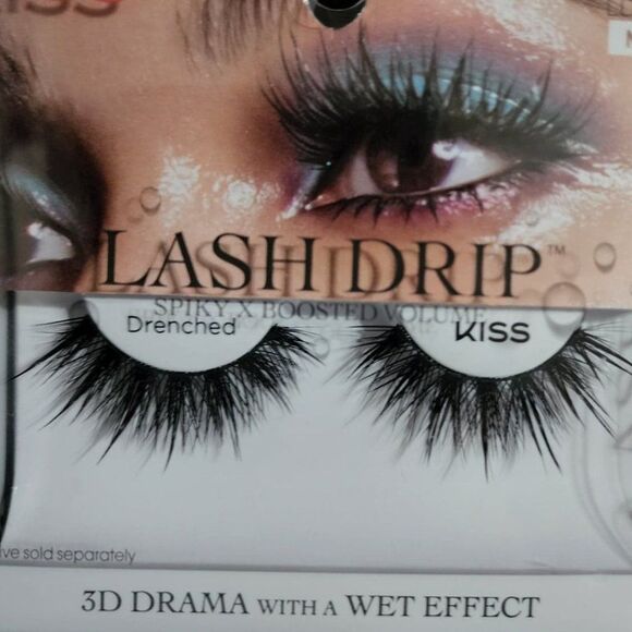 Kiss Lash Drip 3D Drama w/ Wet Effect Spiky & Boosted Lash Lot - Picture 5 of 6
